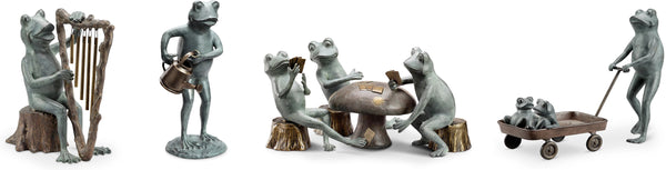 Frog Garden Statues