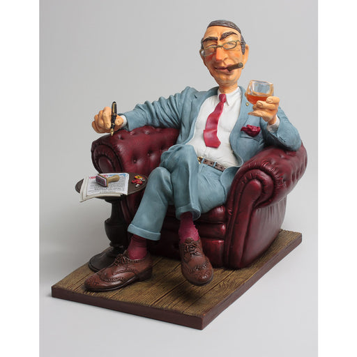 Mr. Poker Face Card Player Art Sculpture — AllSculptures