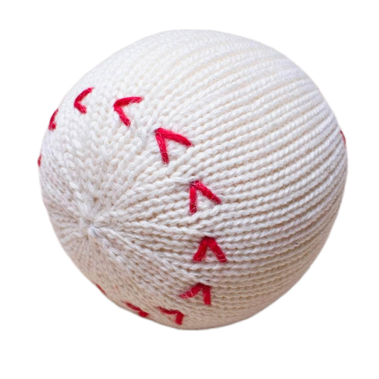 Organic Baby Toys, Newborn Rattles, Baseball