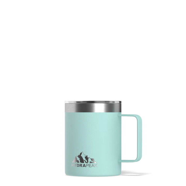 Hydrapeak 14oz Double Vacuum Insulated Coffee Mug. Stainless Steel