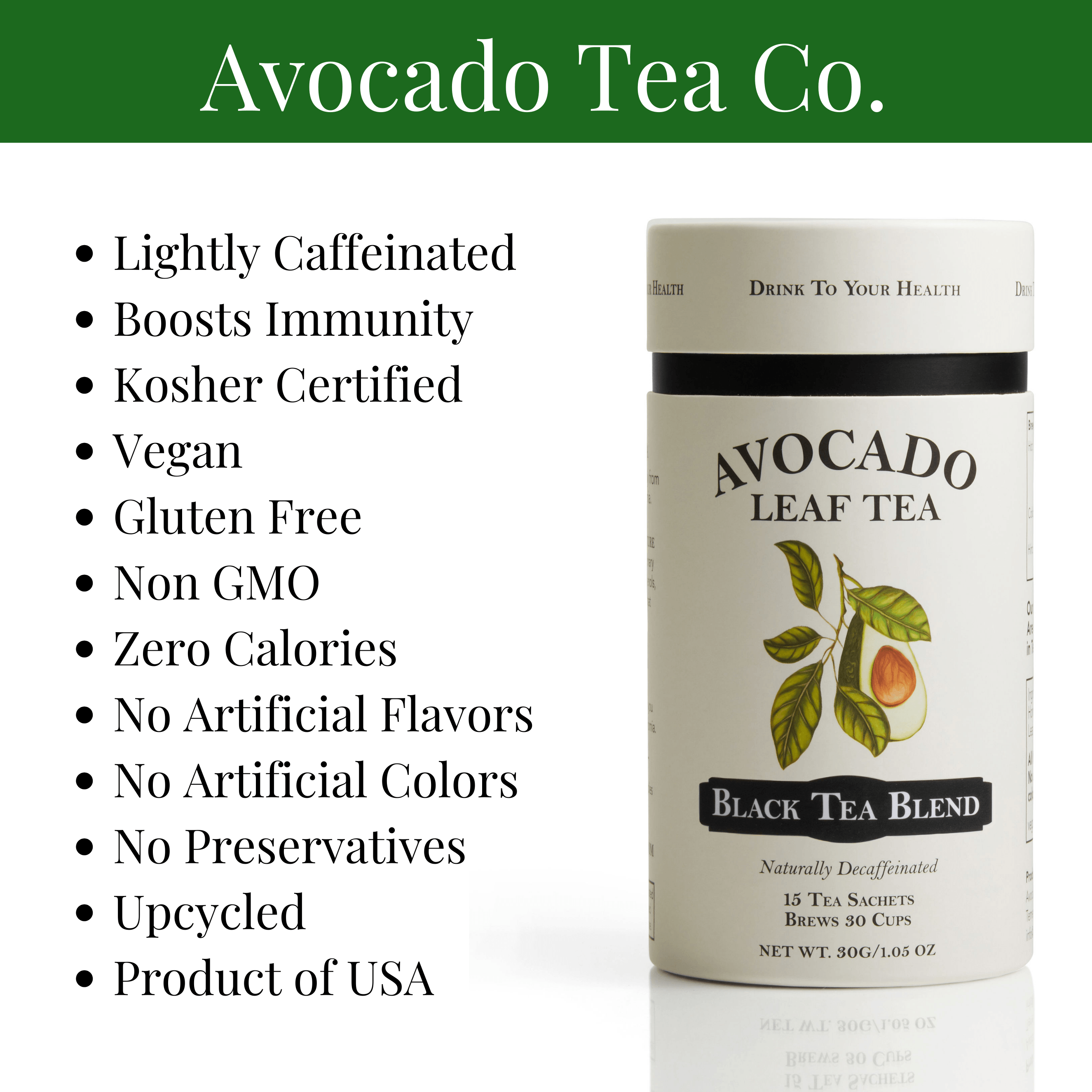 2 Pack Avocado Leaf Tea Black Tea Blend by Avocado Tea Co.-image-5