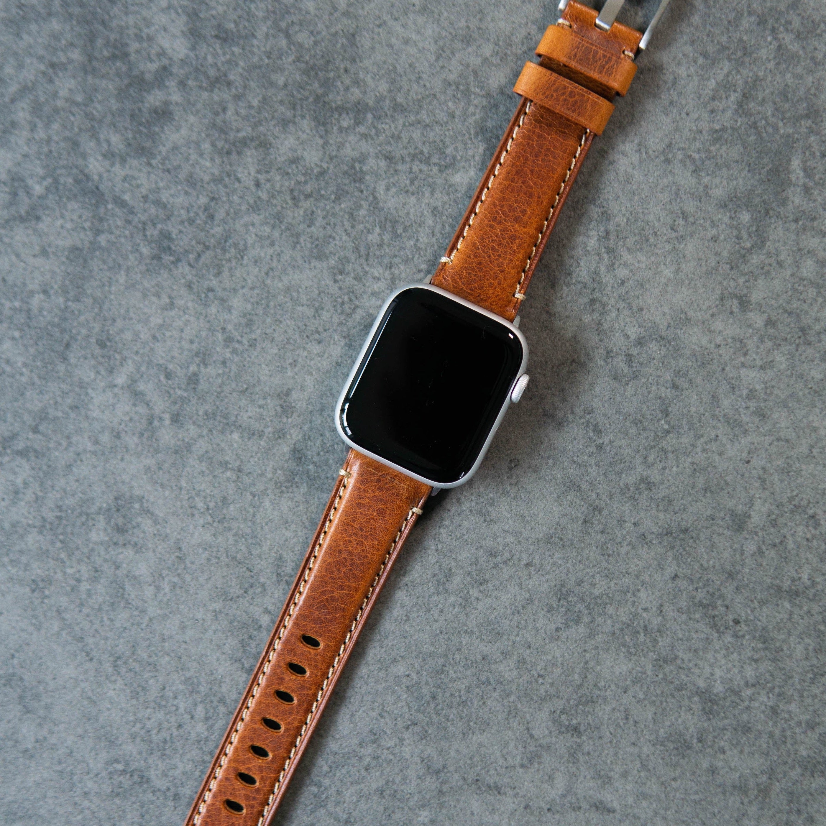 Leather Apple Watch Strap - Sienna by Bullstrap-image-3