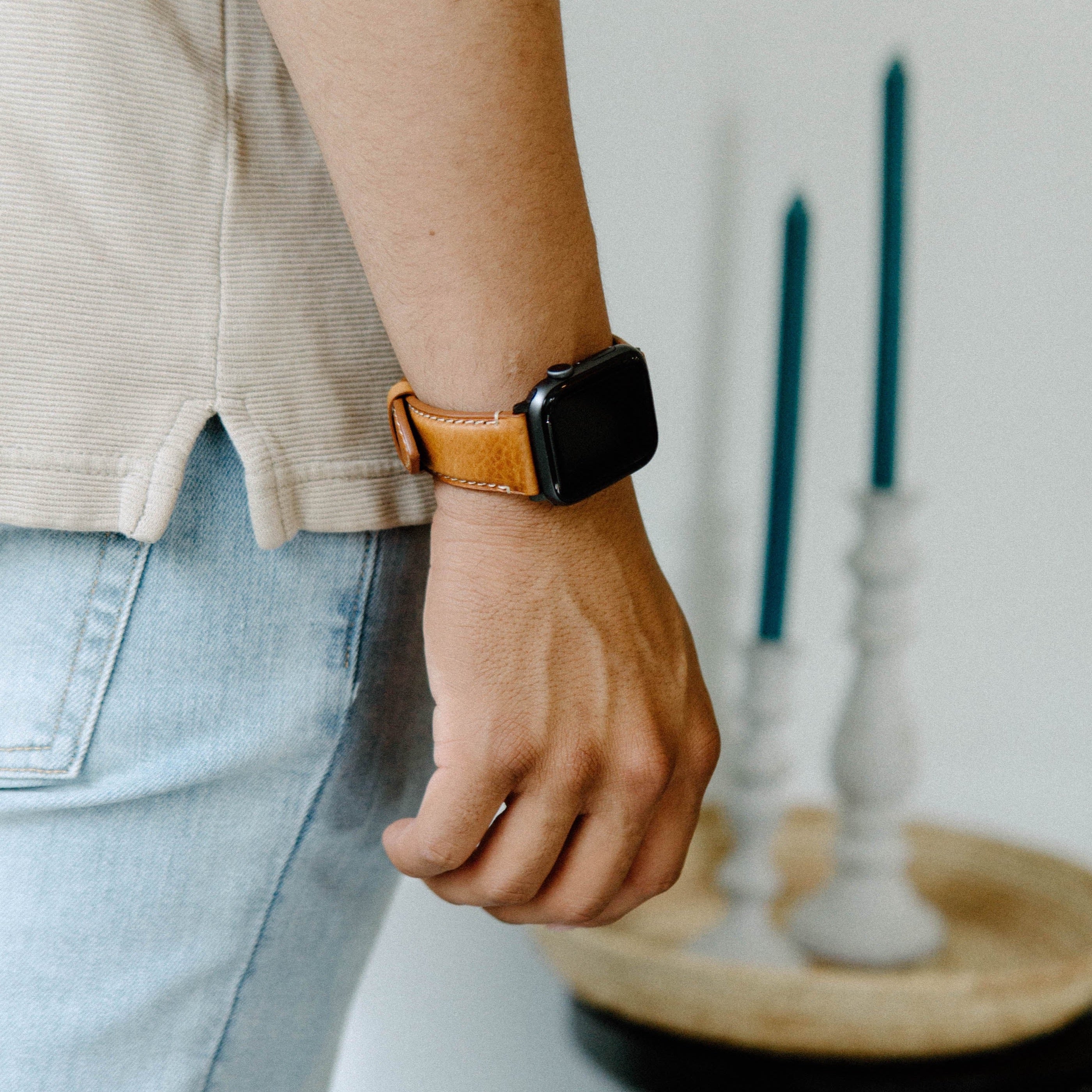 Leather Apple Watch Strap - Sienna by Bullstrap-image-7