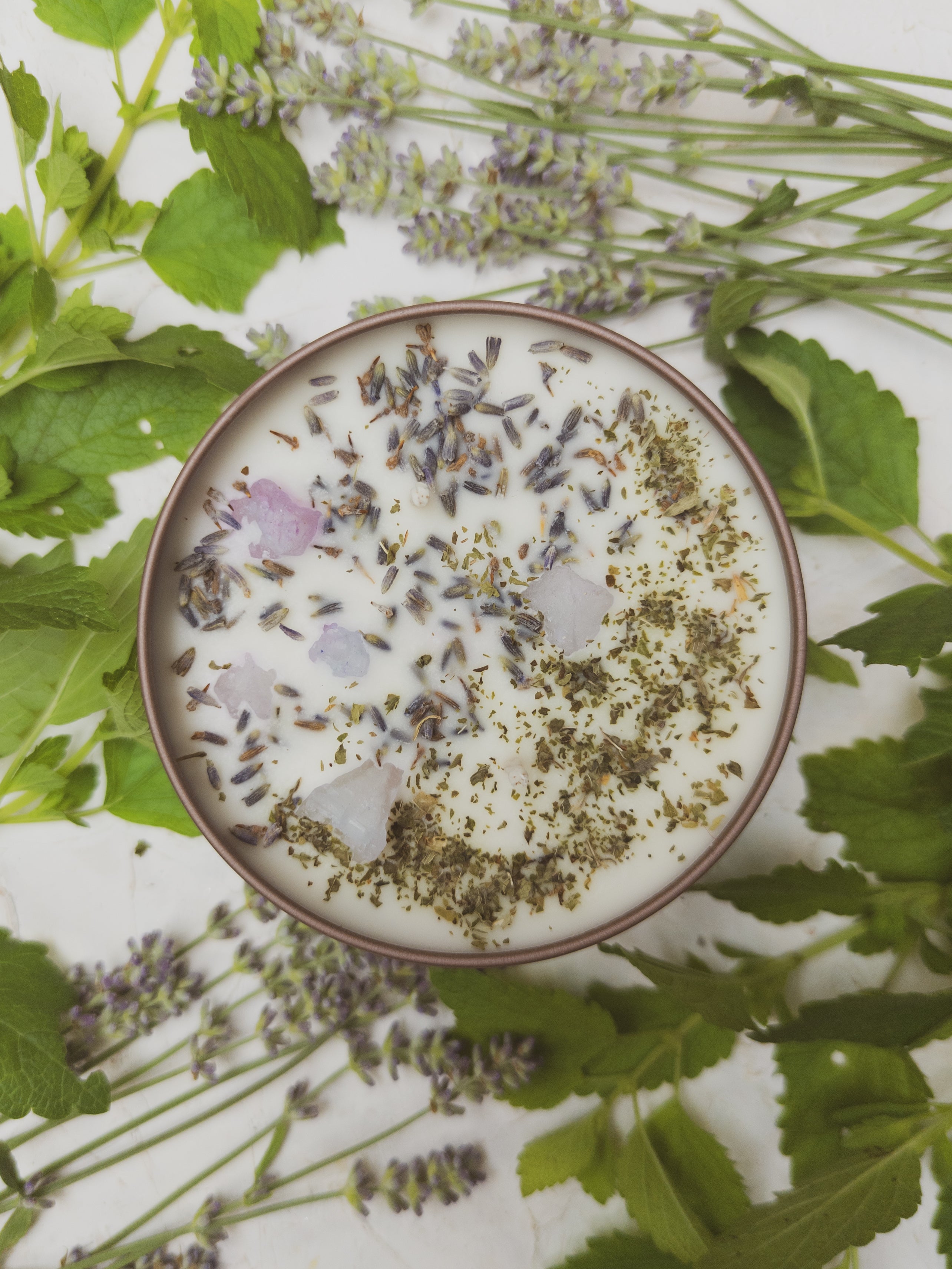 Sooothe Lavender Mint Soy Candle by Ash & Rose-image-0