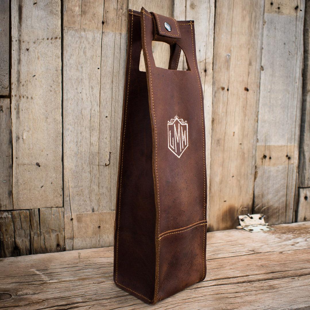 Wine Tote by Lifetime Leather Co-image-13