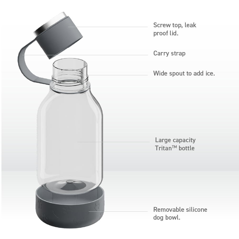 Smoke Dog Bowl Bottle Lite by ASOBU®