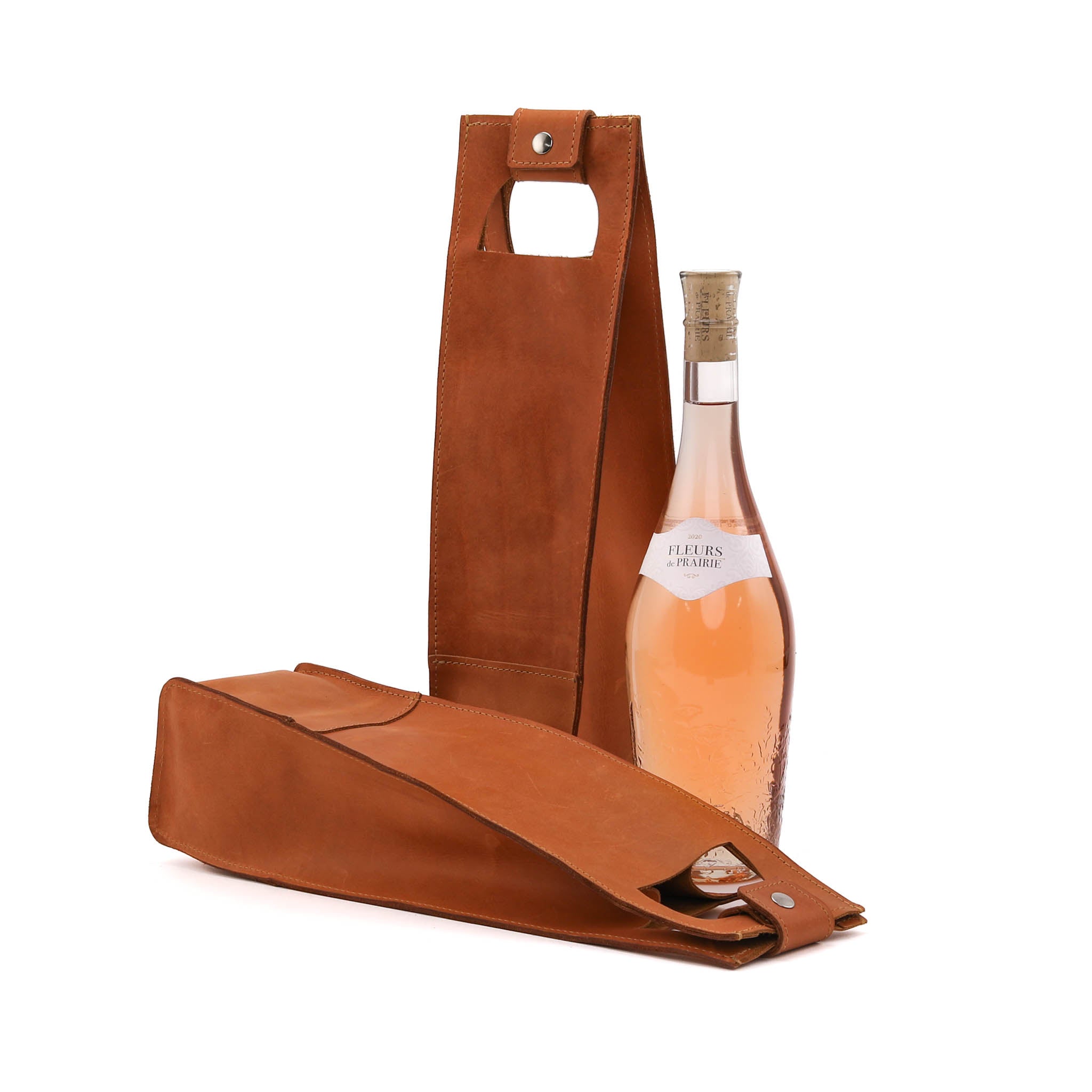 Wine Tote by Lifetime Leather Co-image-0