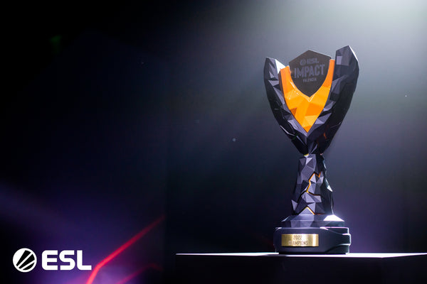 Trophée personnalisé créé par Fabit pour ESL Impact Valencia