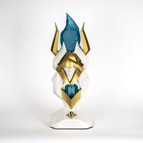 Trophée personnalisé, créé par Fabit pour la Riot Games League of Legends Intel Arabian Cup of 2022