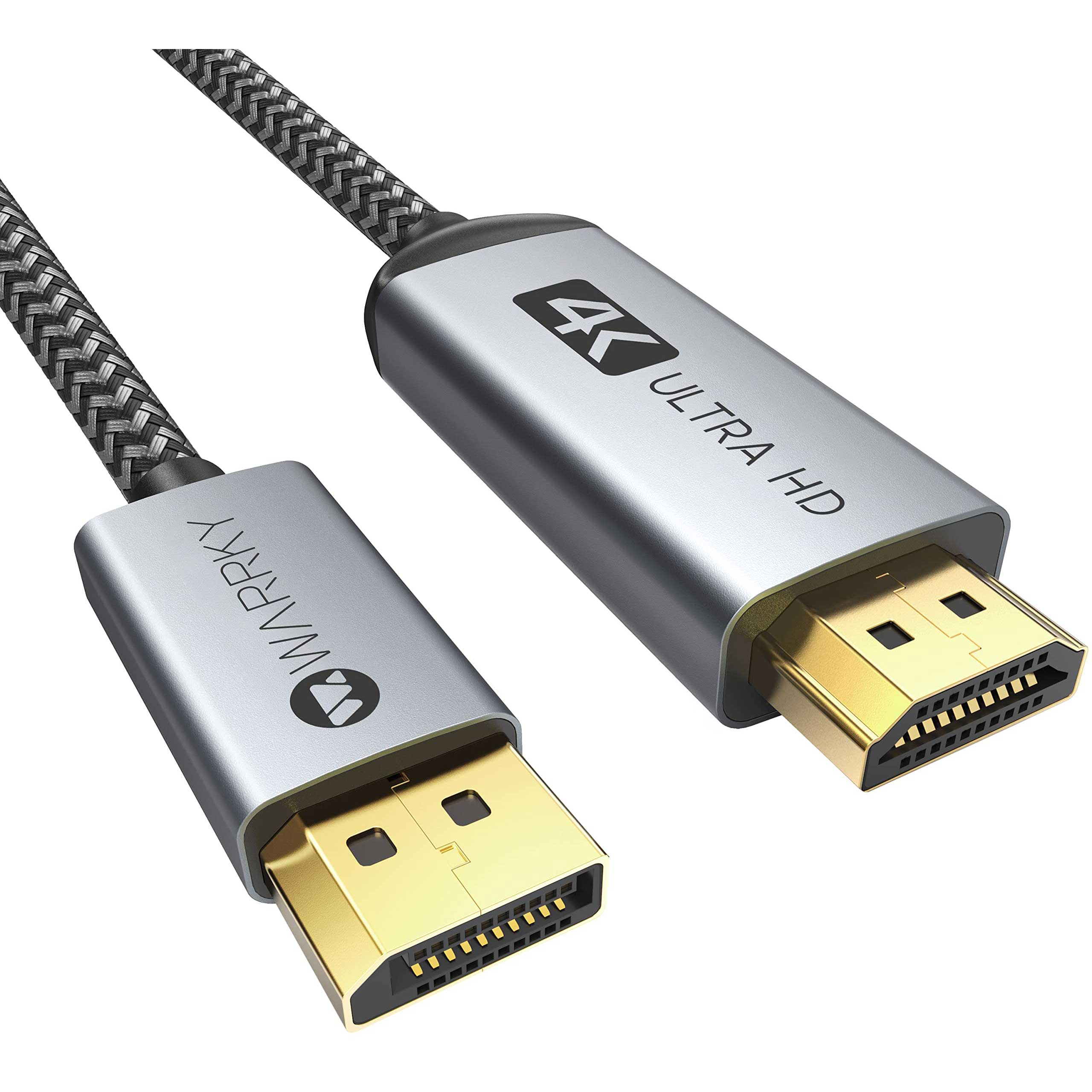 VALUE 11995788: DisplayPort 1.2 cable, DP-HDMI, 4K 60 Hz, 5.0 m at reichelt  elektronik