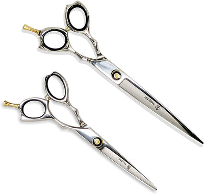 PET MAGASIN Professional Thinning Scissors with Toothed Blade