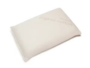 Naturepedic organic latex pillow with cotton casing