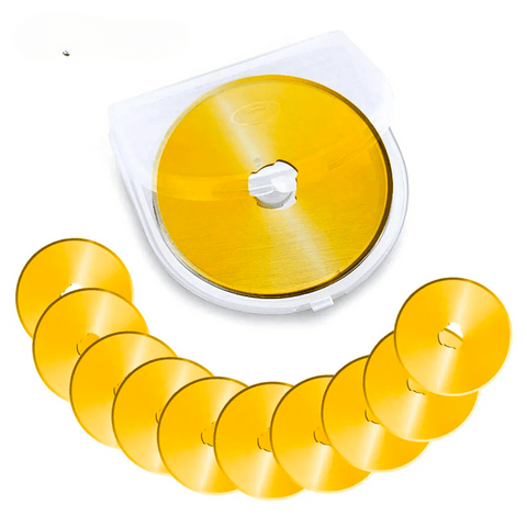 45mm Titanium Rotary Cutter Blades 10pcs – Mrs Quilty