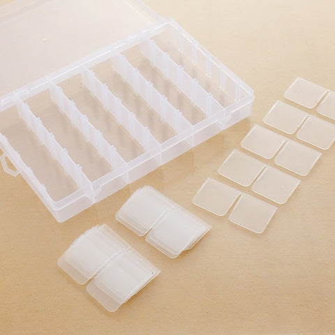 36 Grids Clear Plastic Organizer Box (2-pack)