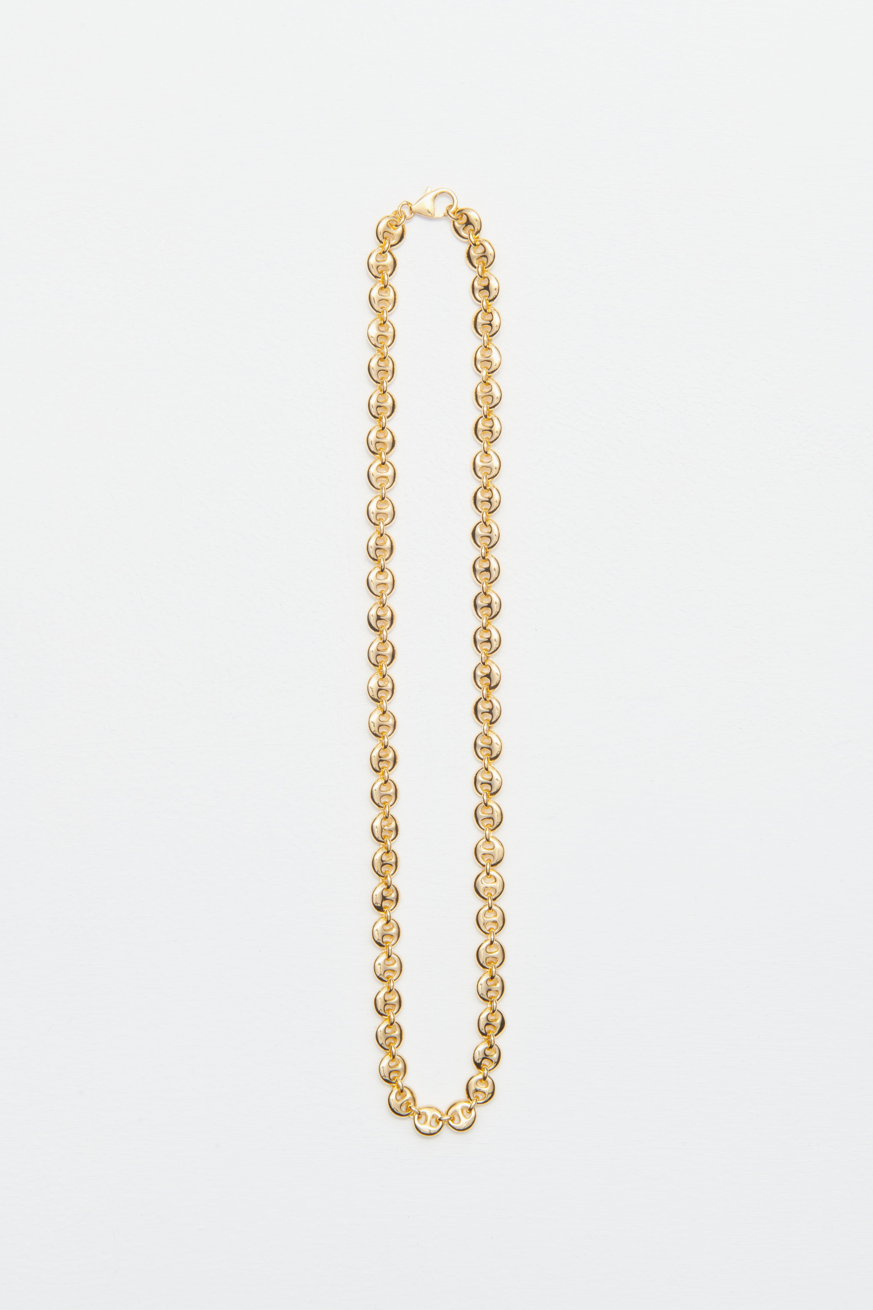 circle link chain necklace