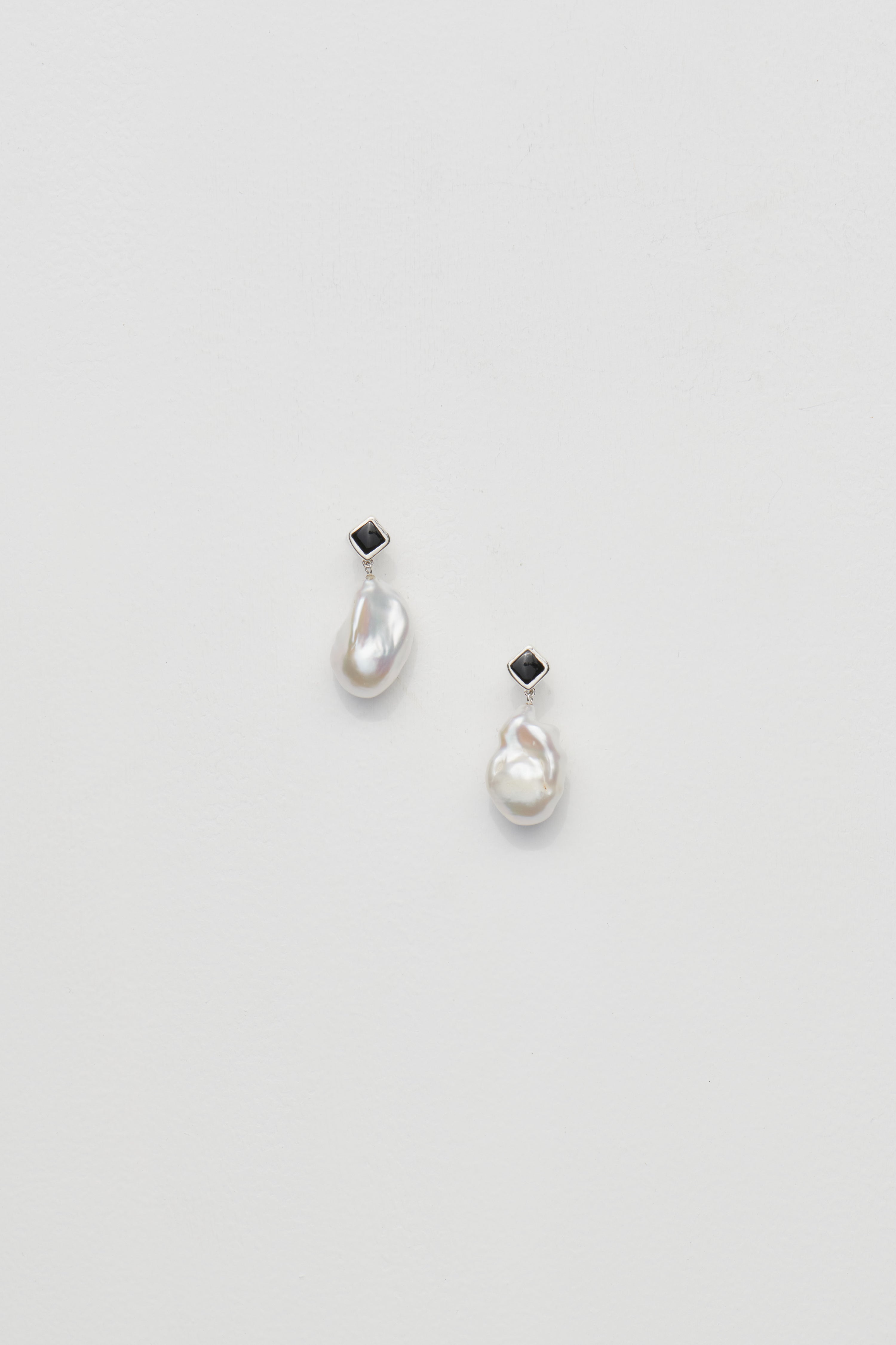Large Mer Pearl Earrings