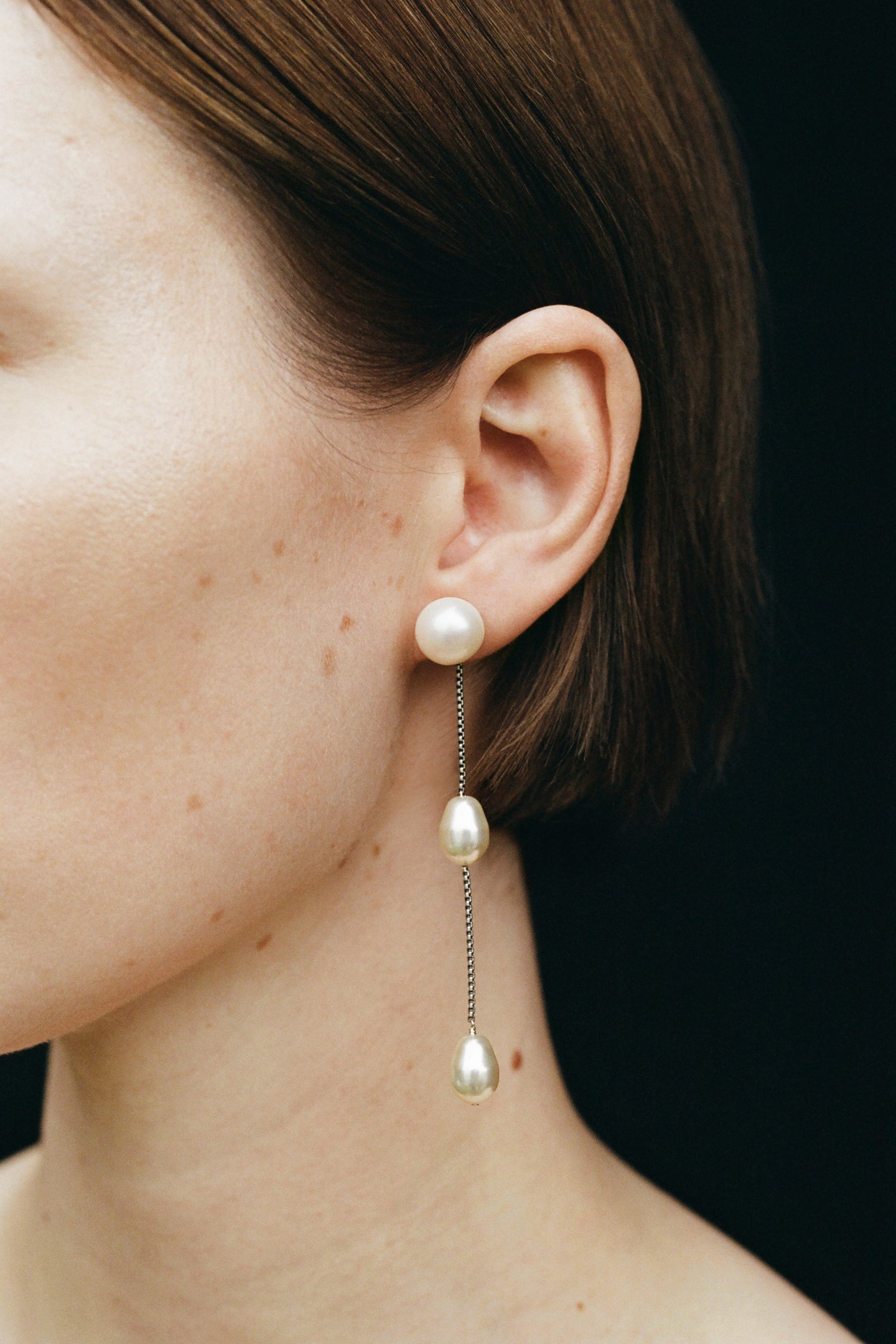 SOPHIE BUHAI Pearl Drop Pierced Earring-