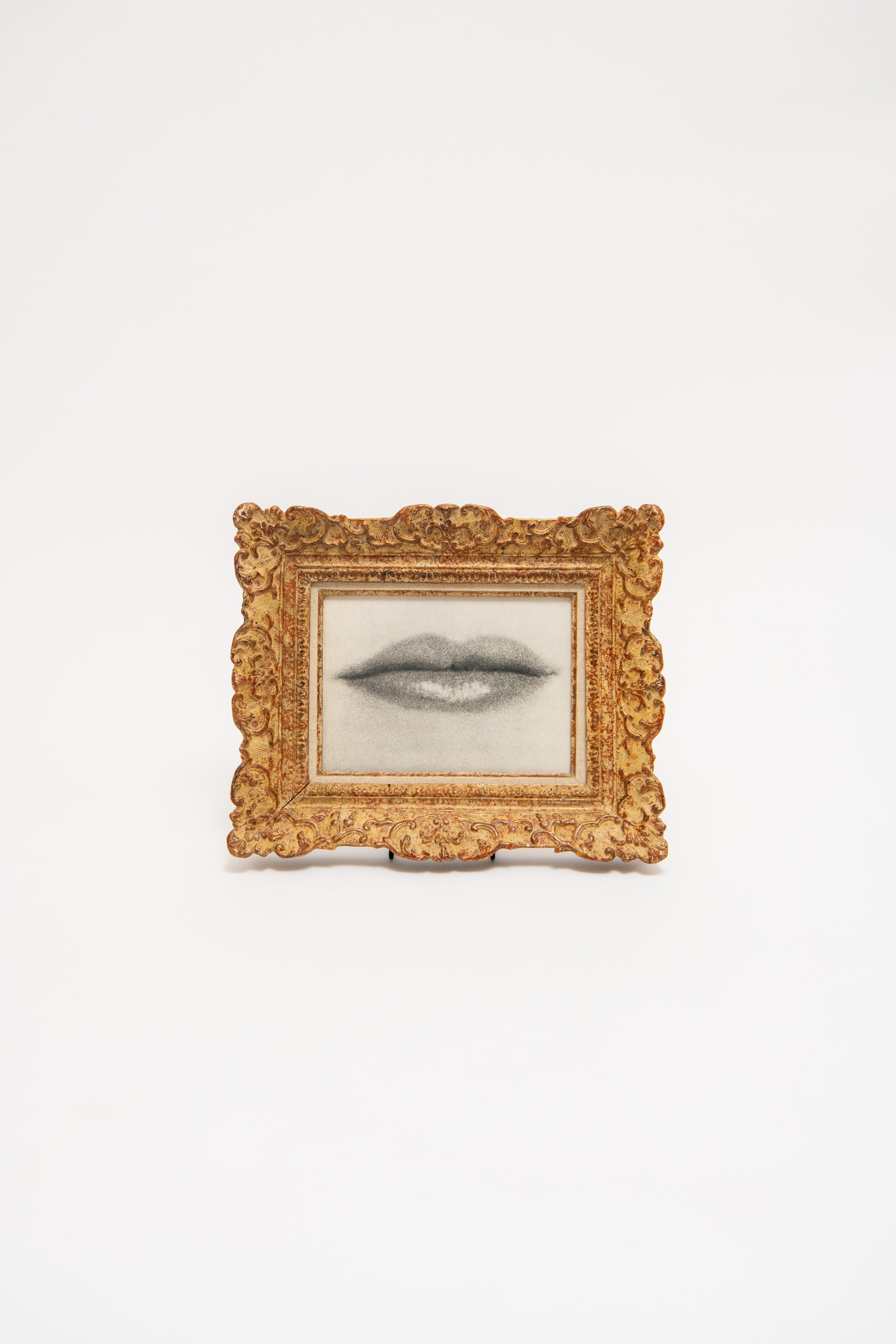 MAN RAY,  LIPS  IN ANTIQUE FRAME, C. 1934