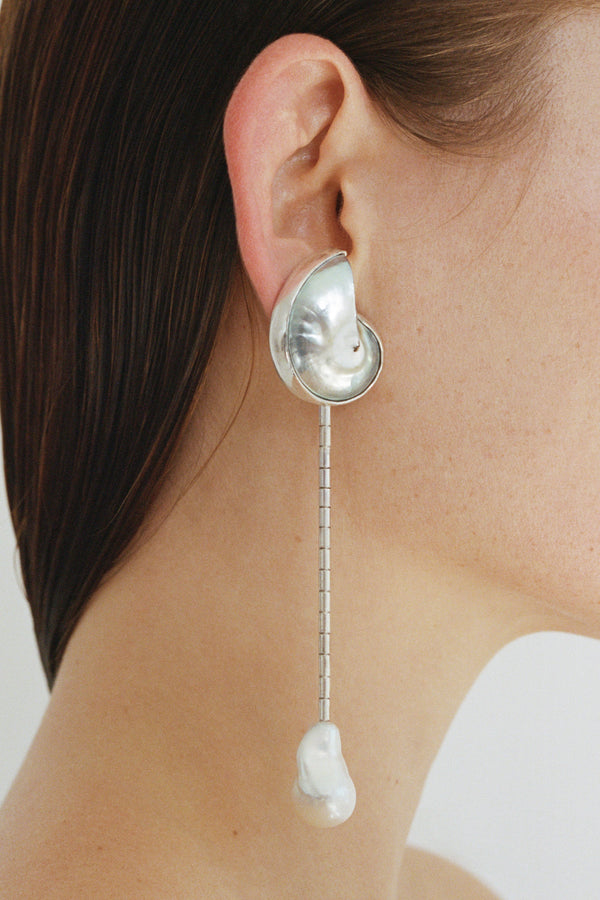 SOPHIE BUHAI Everyday Pearl Earrings ピアス パール シルバー ...