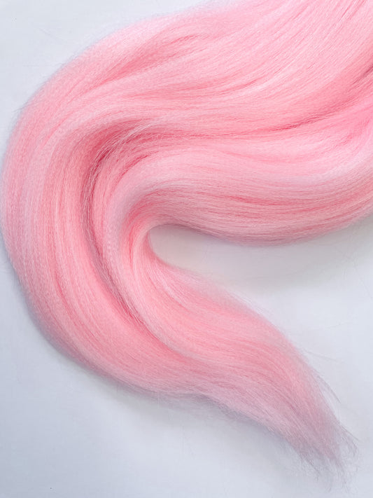 BLONDE PINK WHITE OMBRÉ Braiding hair extensions