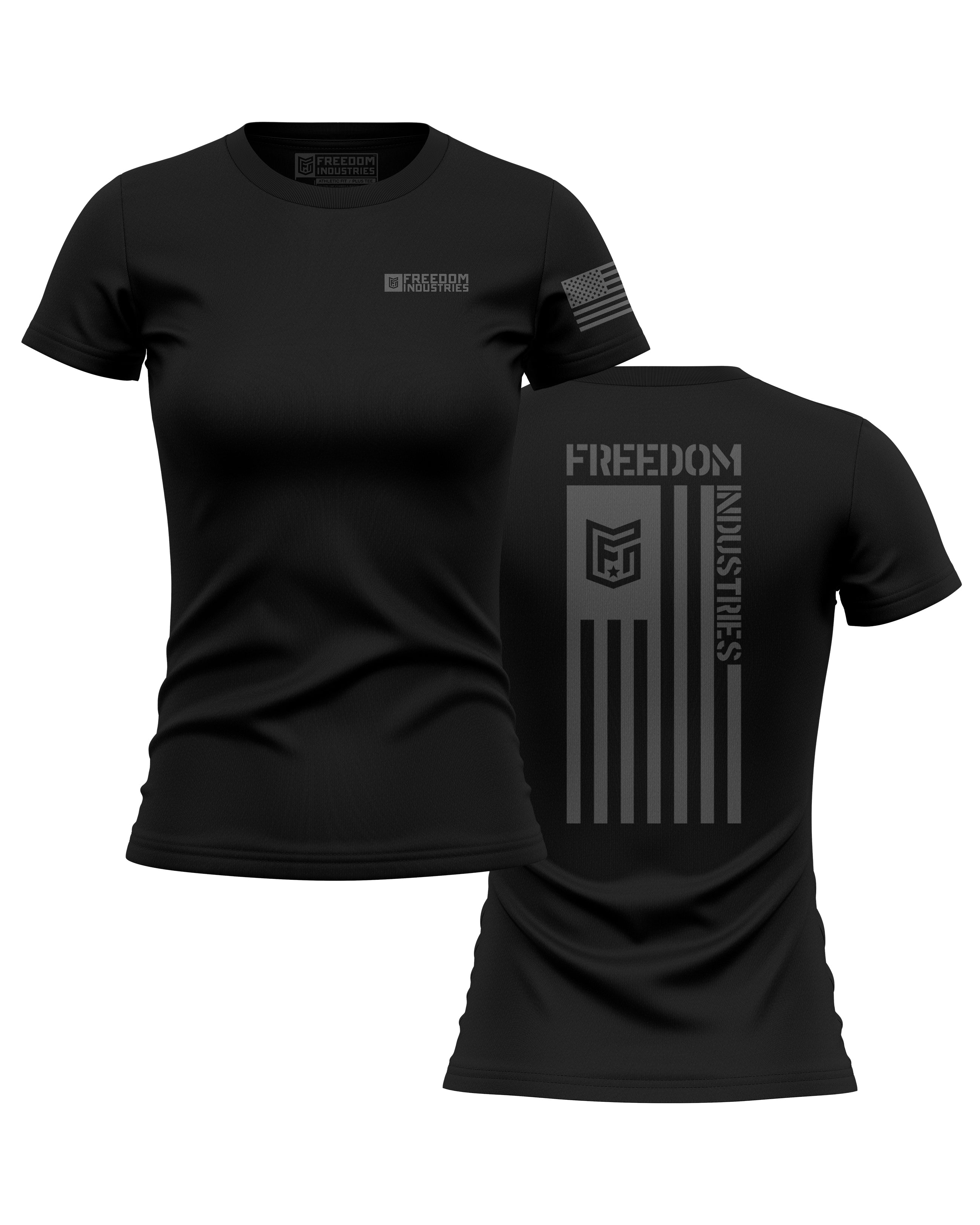 Freedom Industries Forward Logo Core Tee Jet Black / S