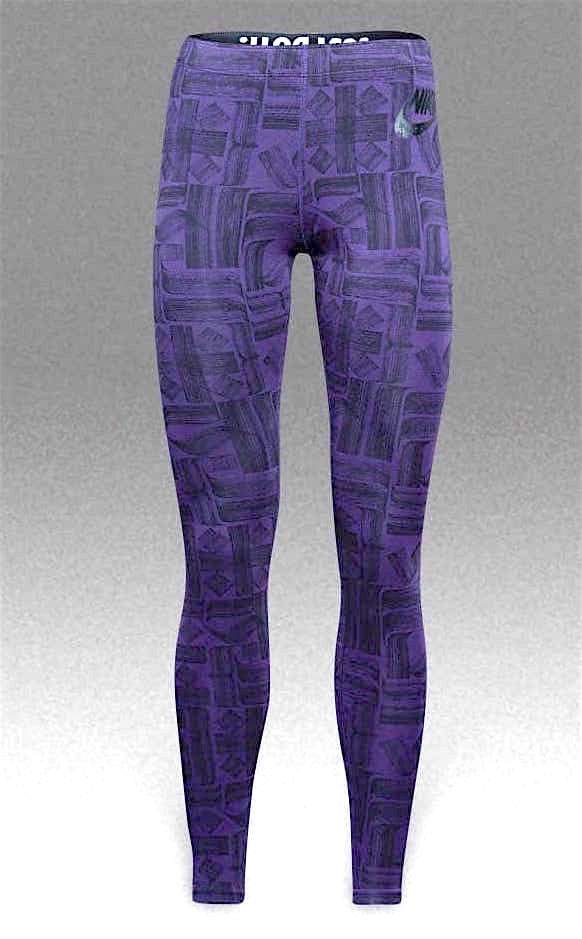 purple leggings nike