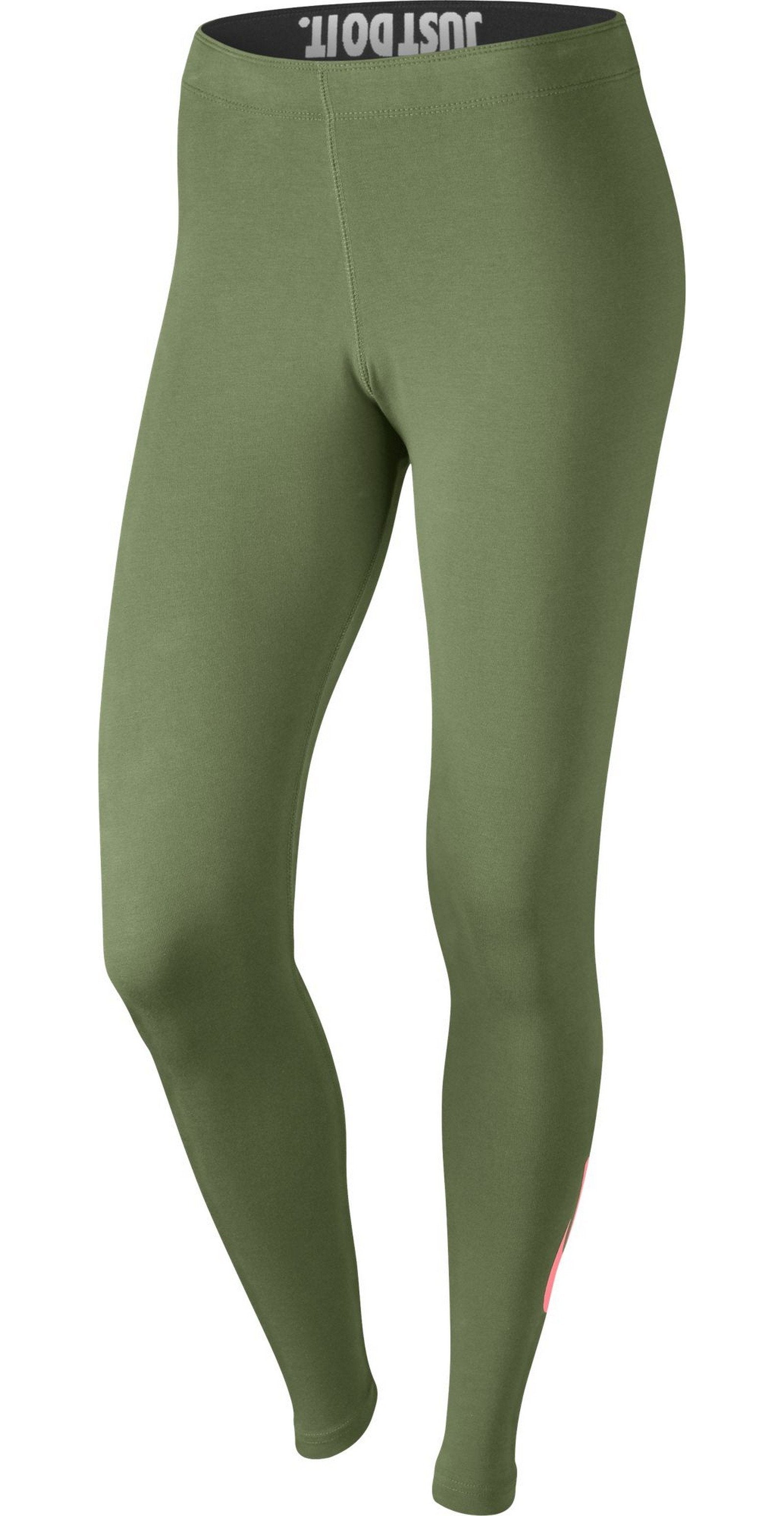 womens green nike leggings