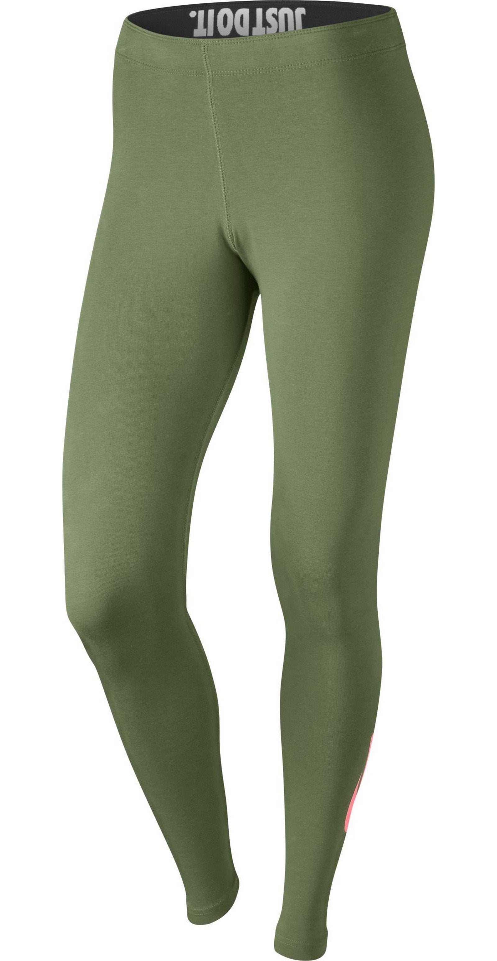 women's nike green leggings