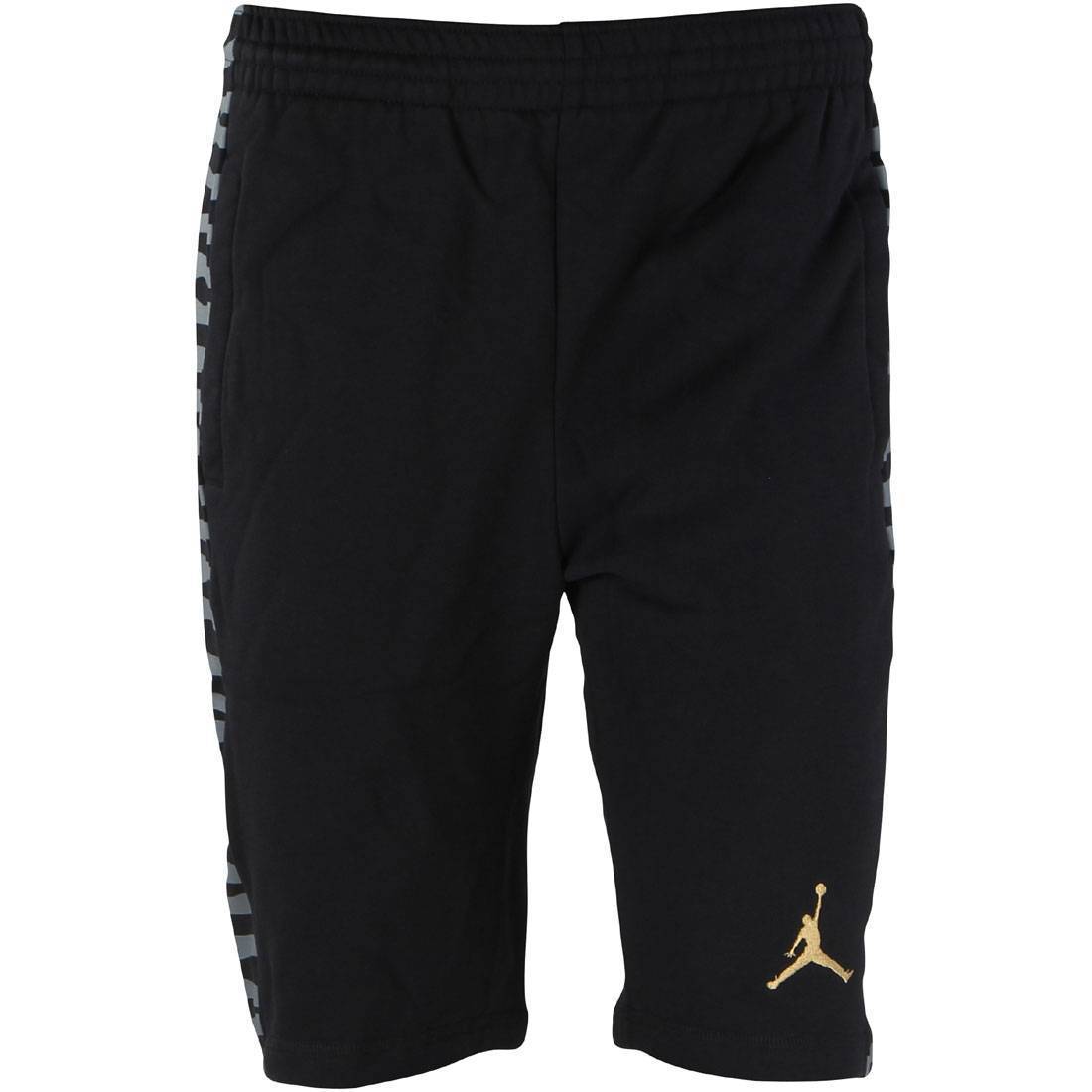 black gold jordan shorts