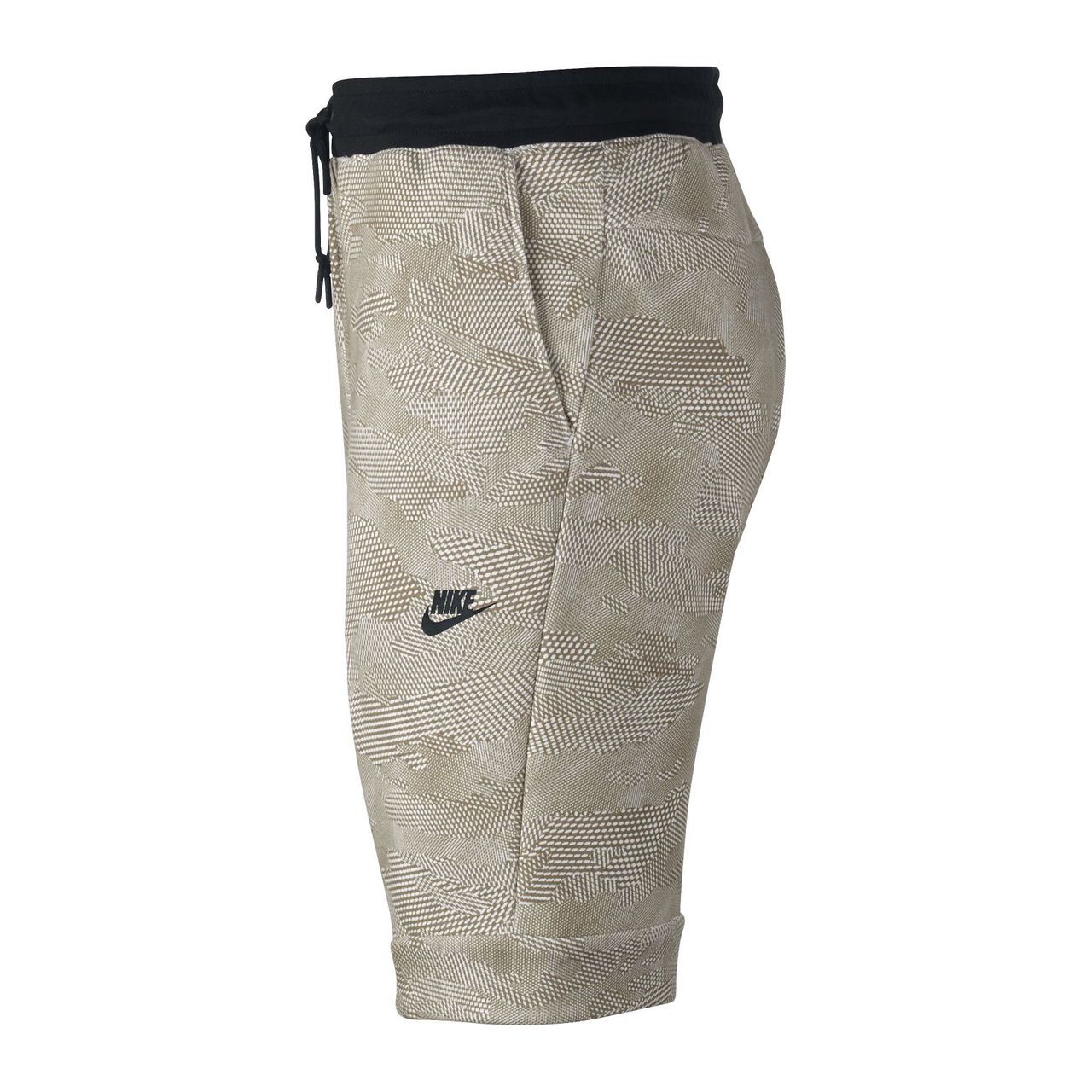 Men's Nike Shorts Tech Fleece Printed Beige Khaki 832124 235 ...