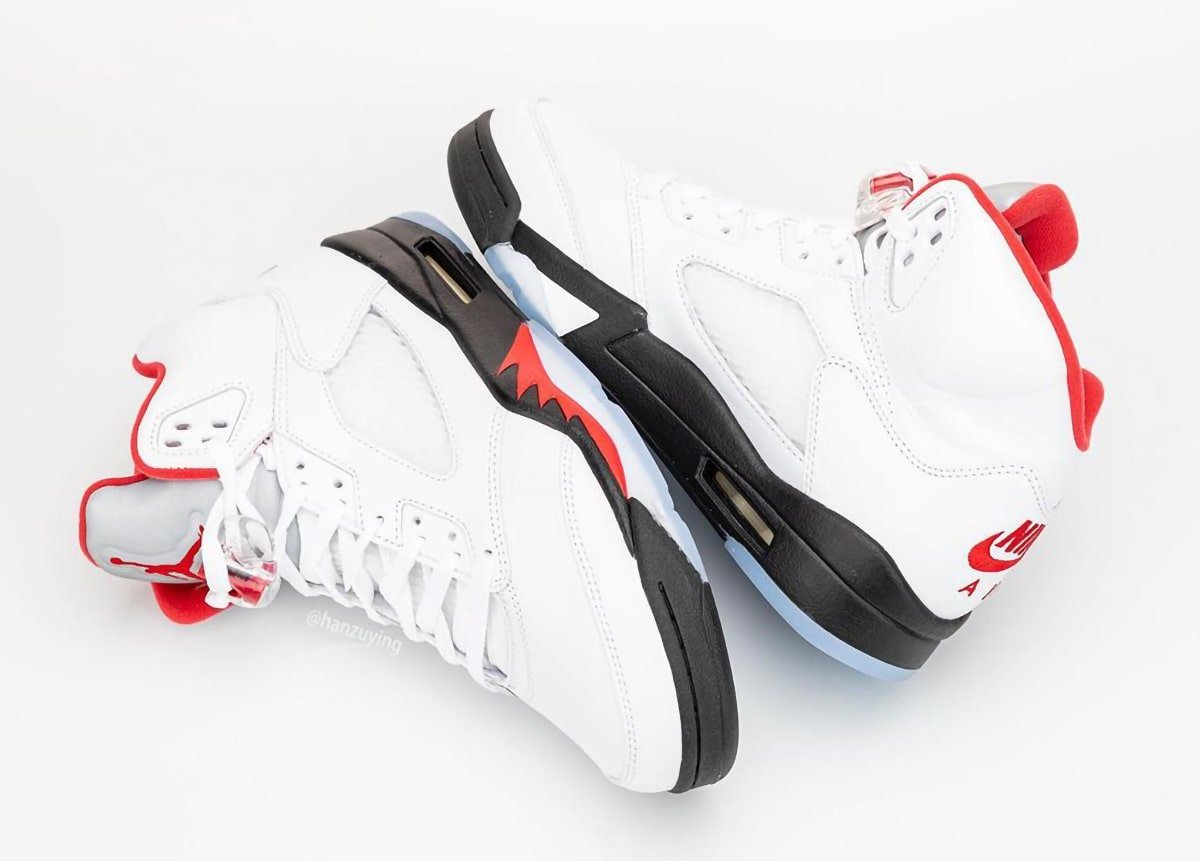 mens retro 5 fire red