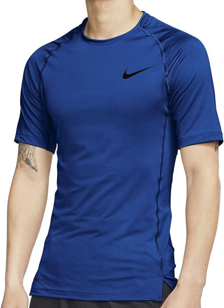 Mens Nike Pro Tight Fit Short-Sleeve T-Shirt BV5631 480 - mysneakerpalace
