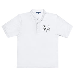 Download White Panda Embroidered Polo Shirt Thepandasfriend Com