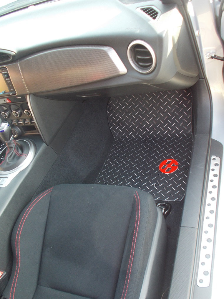 Toyota Gt 86 Scion Fr S 86 12 20 Aluminum Floor Mats Black Powder