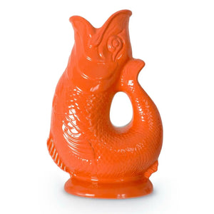 Large Orange Gluggle Jug - The Little Coterie Shop