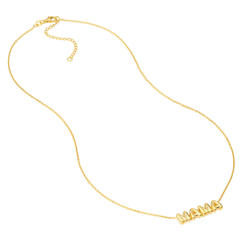 Gold Mama Bubble Necklace