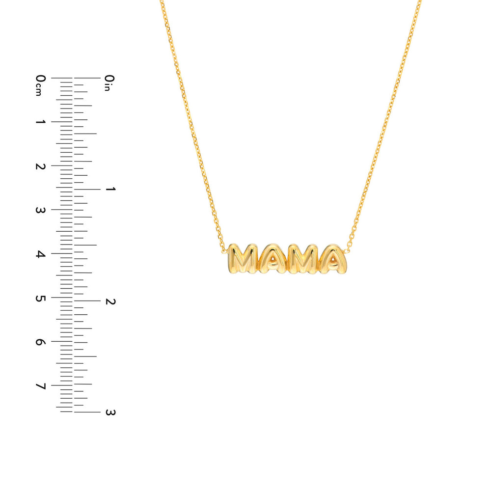 Gold Mama Bubble Necklace