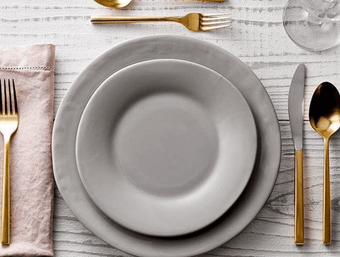 Coordinate Your Plates and Silverware