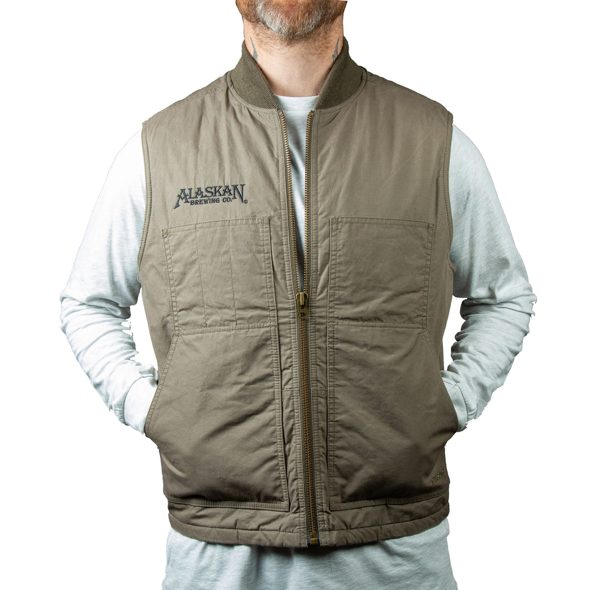 Filson Dry Wax Work Vest – Alaskan 