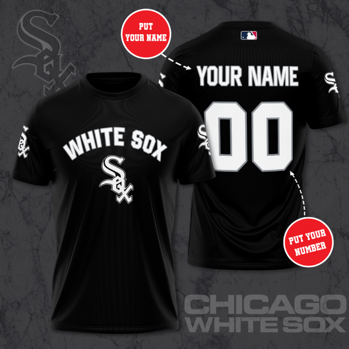 Personalized Chicago White Sox Unisex 3D T Shirt TGI131