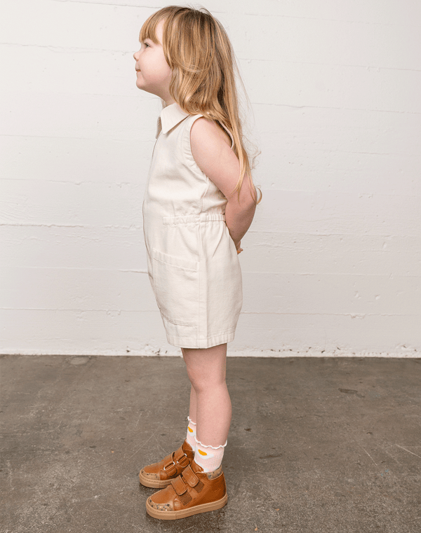 Noble Organic Tank Suit in Oat Milk