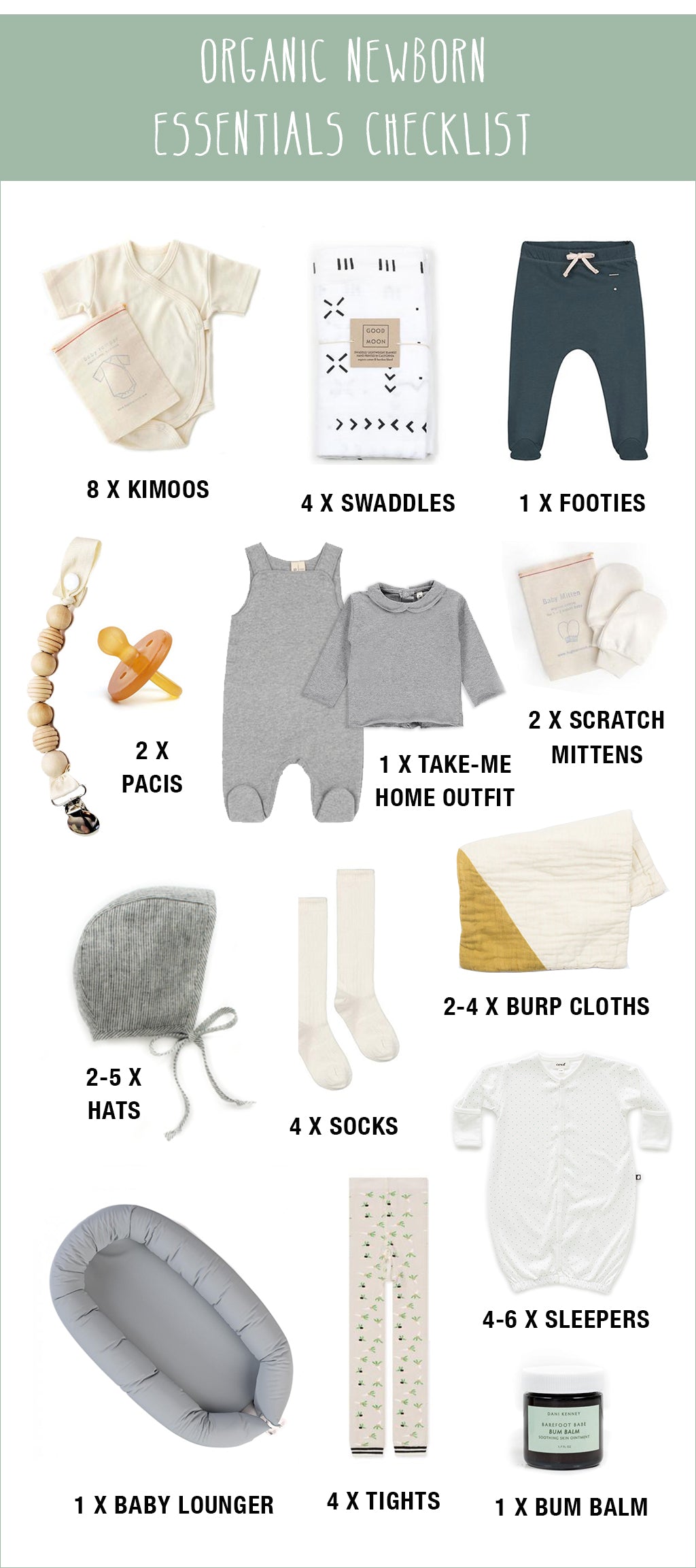 organic baby essentials