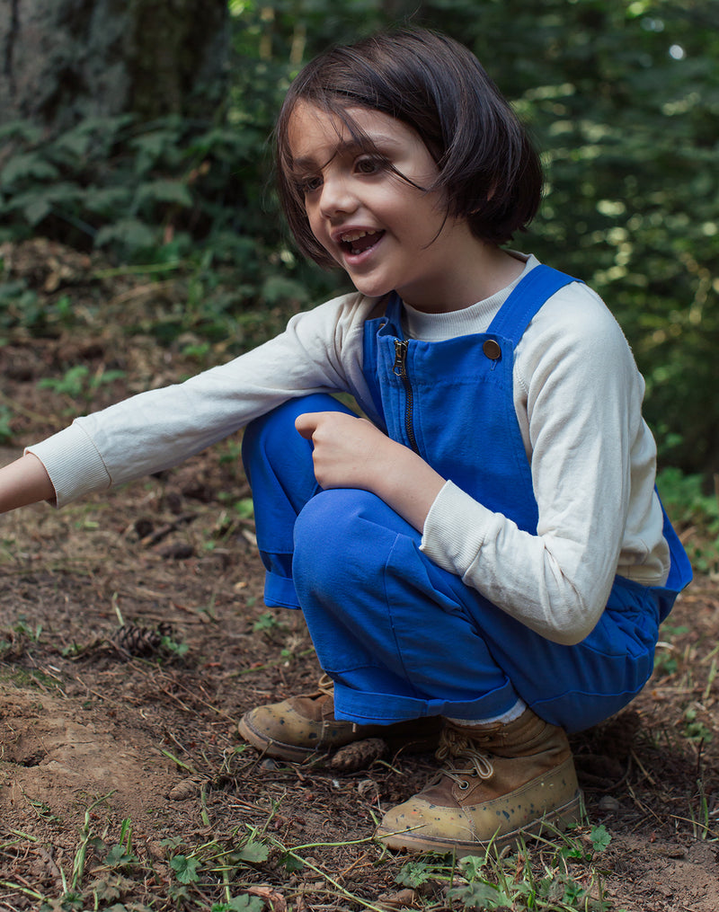 Noble Organic Overalls in French Blue