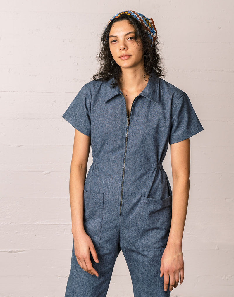 Noble Adult Denim Utility Suit