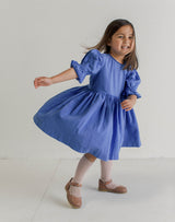 Noble Organic Franny Dress in French Blue