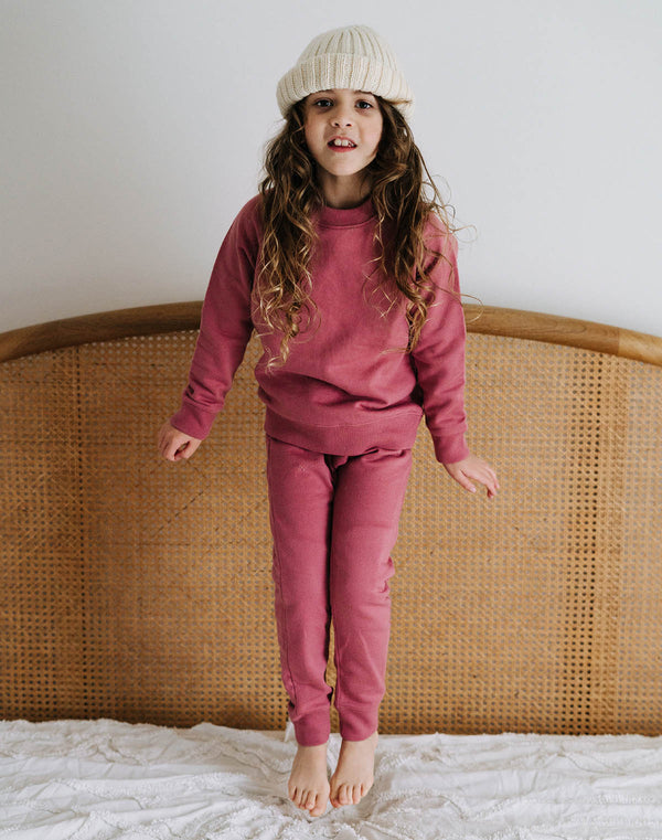 Noble Organic Sweatshirt in Elderberry