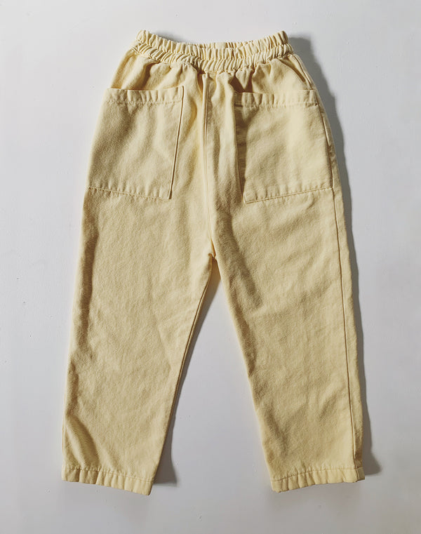 Noble Organic Chore Pant in Buttercream