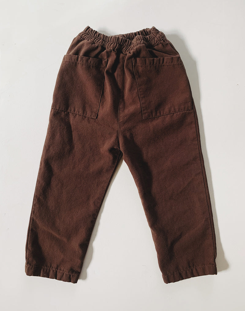 Noble Organic Chore Pant in Cocoa