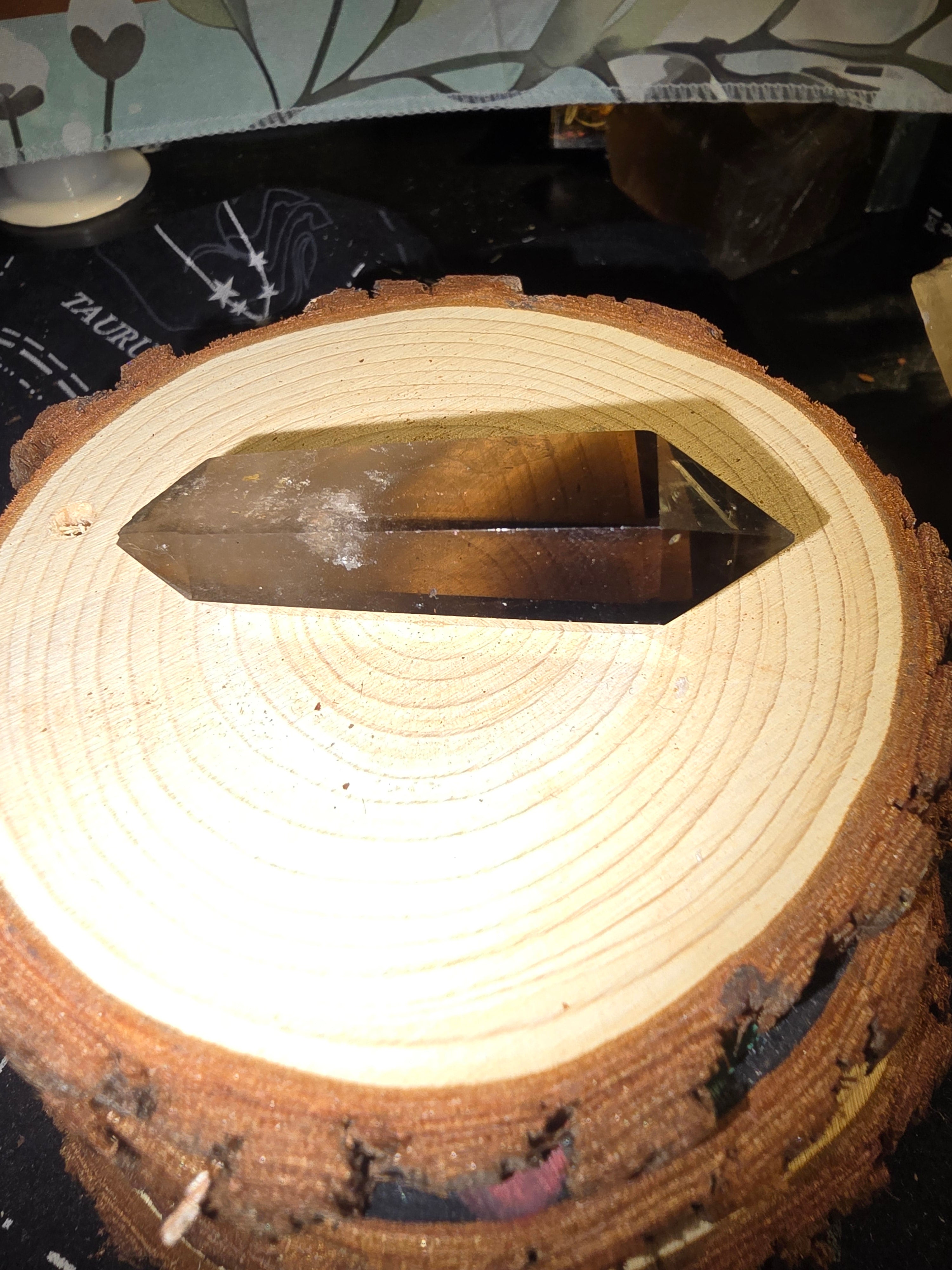 Smokey Quartz Double Point *imperfect