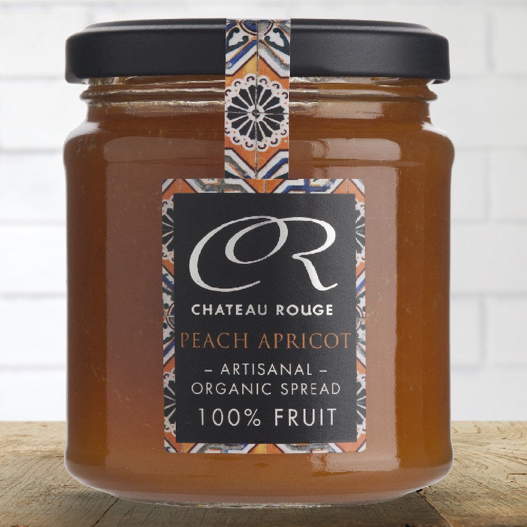 Peach Apricot Organic Fruit Jam Chateau Rouge Fine Foods